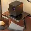 Soporte de Proyector Ajustable para Mesita de Noche, Soporte de Pared Oculto sin Taladro para Pared de Sofá de Dormitorio en Casa