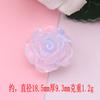 Luminoso Transparente Olfateando Rosa Hecho en casa diy Funda para Teléfono Móvil Horquilla Correa Parche Pegamento en Crema Aretes Decoraciones