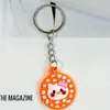 Nuevo Lote Caliente Llavero de Gato Lindo Llavero de Peluche Gatito de Dibujos Animados Accesorios Colgantes de Mochila de Goma Blanda de PVC