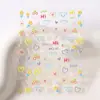 Pegatinas de Uñas en Relieve de Moda con Líneas, Graffiti, Ositos, Flores, Calcomanías 3D para Uñas Delgadas y Flexibles