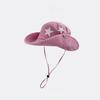 Sombrero de pescador de ala ancha estilo retro americano para exteriores, senderismo, acampada, secado rápido, estilo vaquero occidental de las Spice Girls para mujer.
