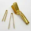 Fabricante de Pinças para Gelo de Aço Inoxidável, Espátula, Pinças para Alimentos, Espátula Doméstica para Bife, Pinças para Cubos de Gelo, Pinças para Pão, Pinças para Frutas