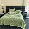 Comércio Exterior Novo Tafetá Cor Sólida Jacquard Manta Multifuncional Jacquard Borboleta Manta Fabricante