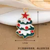 Accesorios de Aleación Esmaltada Navideños para Manualidades Hechas a Mano Papá Noel Muñeco de Nieve Accesorios Populares Transfronterizos