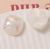 Parche Redondeado Cuadrado Estilo Japonés Imitación Nácar 10-20 mm Material para Pendientes DIY, Pasador, Funda de Teléfono Venta al por Mayor Perla
