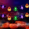 Amazon Ebay Más Vendidos Halloween 3m LED Muñeco Pequeño Fantasma Luces Decorativas Cadena de Luces Calabaza Versión a Pilas