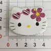 Fofo Grande Gato KT Laço Acrílico DIY Presilha de Cabelo Acessórios de Cabelo Capa de Celular Crocs Charms para Sapato Acessórios Atacado DIY