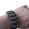 Pulsera Dior de Dinero de los Cinco Emperadores, No se Desvanece, Lujo Ligero, Cobre Puro Genuino, Unisex, Tejida a Mano, Lavable, Estilo Ins