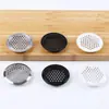 Cubierta de Ventilación de Acero Inoxidable Negra y Blanca Redonda Doble Cara Disipación de Calor Tapón de Ventilación Armario Gabinete Zapatero Agujero de Ventilación Venta al por Mayor