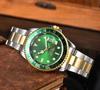 Marca Laboral Verde GMT4 Agujas Exportación Nuevo Reloj de Cuarzo de Moda Casual para Hombre Venta al por Mayor de Fábrica