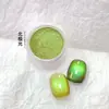 Arte de unhas nova transfronteiriça olho de gato glitter branco porcelana pó olho de gato pó espelhado decoração de unhas versátil diy pó fino