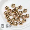 Série Macaron Pingente de Óleo Duas Cores Florzinha Miúda Contas Soltas DIY Corrente de Celular Pulseira Colar Acessórios de Joias