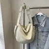 Bolsa de Ombro Única de Grande Capacidade de Alto Valor Estilo Novo Outono 2026 Tendência Simples Casual Elegante Moda Bolsa Tote Transversal