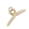 Pinza para el Cabello Grande Elegante de Gama Alta para Mujer 2025 Nuevo Estilo Pinza de Tiburón para el Cabello en la Parte Posterior de la Cabeza Pinza Color Nude Accesorios para el Cabello al por Mayor