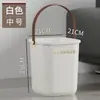 Lixeira espessa, balde portátil para arranjos de flores, cesta para banca de venda de flores, lixeira de escritório, balde de armazenamento simples para cozinha e quarto