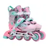 Patines para Niñas, Patines para Niños, Patines para Niños, de 6 a 12 Años, Set Completo de Patinaje para Principiantes