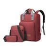 Nueva Mochila de Tres Piezas, Mochila de Viaje para Commuter, Mochila para Laptop, Bolso para Estudiante Universitario de Negocios para Hombre