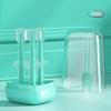 Gatos Pet Silicone Escova de Dentes Pequena Gatos Escovando Cães Conjunto de Pasta de Dente Remoção de Mau Hálito Suprimentos Comestíveis para Limpeza de Dentes