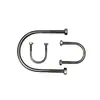 Tubo de Aço Inoxidável 304 Selim em Forma de U Decoração Selim para Fiação Braçadeira de Metal em Forma de U Parafuso em Forma de U Parafuso em Forma de U