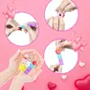 Pendente de Silicone com Bolhas Longo Vertical Alívio de Estresse Brinquedo Infantil Pingente de Silicone Comestível Boneca Fofa Acessório Criativo
