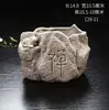 Vaso de Flor de Rocha Vulcânica de Hainan Grama Moeda Grama Moeda Vaso de Flor Hidropônico Pedra de Imitação Bonsai Suporte de Flor de Cerâmica Criativo Sem Furos