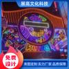 Iluminação de parede, pintura, cortina de parede, iluminação LED, exibição, pintura decorativa à prova d'água, super quadrado, decoração temática de parede externa, iluminação