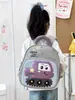 Mochila Escolar para Jardín de Infancia Estilo Coreano Excavadora, Mochila Linda de Dibujos Animados para Niños y Niñas, Bolsa de Estudiante Infantil Super Linda