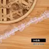Accesorios de Encaje Blanco y Negro Hechos a Mano DIY Ropa Extendida Falda de Tela Plisada Decoración del Dobladillo de la Falda