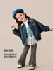 Tong Bei Roupas Infantis 2026 Outono Novo Estilo Jaqueta Infantil Bordado Doce Solta Estilo Coreano Casual Cardigã Top Versátil