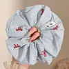 Goma para el pelo con lazo estilo coreano para mujer, Accesorio para el pelo extragrande de alta gama, Goma elástica para el pelo estilo perezoso