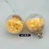 Pingente de Lantejoula Estrela de Cinco Pontas em Bola de Vidro Acessórios de Joias para Brincos Chaveiro Feitos à Mão Planeta