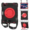 Para iPad Pro de 11 pulgadas 2024 correa B silicona plana 360 giratoria mano computadora cubierta protectora