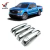 Adecuado para Ford 21-22 F150 Cubierta Exterior de Manija Modificada Recorte Galvanizado para Manija de Puerta Ford Raptor