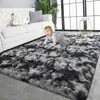 Alfombra de Seda y Lana Transfronteriza, Alfombra de Pelo Largo para Sala de Estar, Felpudo Antideslizante de Cobertura Total para Uso Doméstico, Resistente a las Manchas y Fácil de Cuidar, Alfombrilla de Cama al por Mayor