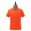 Camiseta de manga curta em algodão penteado com dupla borda masculina e feminina roupa de trabalho Camisa polo logotipo personalizado cor sólida camisa publicitária