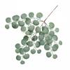Arranjo de flores artificiais de eucalipto Amazon decoração de mesa folhas de eucalipto fruto único eucalipto simulação