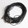 Comercio exterior suministro europeo y americano accesorios de joyería transfronterizos ebay Amazon collar colgante diy hebilla de langosta cuero cuerda de cuero