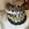 Diadema de lunares estilo coreano para mujer, con un diseño de corona alta, que irradia un ambiente sofisticado y a la moda. Esta diadema está diseñada específicamente para lavarse la cara e incluye dientes para un ajuste seguro y antideslizante.