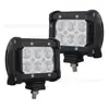 Luz de trabajo LED de 18W popular para comercio exterior, foco para coche, luz modificada, barra de luz para techo, luz de inundación