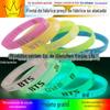 Pulseira de silicone da marca Luminous Tide BTS Korea pulseira de joias assinatura do artista com pulseira de borracha atacado