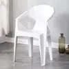 Silla con respaldo de plástico, engrosada, para adultos, adecuada para puestos de comida al aire libre, taburete creativo y simple para mercados nocturnos, barbacoas, mahjong y uso en el hogar