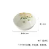 Dinastías Tang y Song Jade Doce Diosas de las Flores Serie de Tazas de Té Pintadas a Mano Kung Fu Juego de Té para Uso Doméstico Colección de Tazas de Té Florales de Pared Delgada