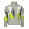 Top plisado con estampado de dibujos animados para mujer, diseño fino, estampado elástico de nicho, corte ajustado, camiseta básica adelgazante para mujer