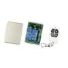 El interruptor de control remoto 12v4 tipo aprendizaje puede ser de 2 vías pulsante 2 vías autoblocante funcionar al mismo tiempo para cambiar la placa 7 funciones