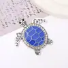 Nuevo Accesorio Creativo de Tortuga Pequeña con Goteo de Aceite Incrustado de Diamantes de Golian Piezas para Joyería DIY Materiales de Decoración para Funda de Teléfono Aleación