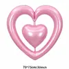 Amazon Globo Corazón 30 Pulgadas 4D Día de San Valentín Corazón a Corazón Gancho Central Forma de Corazón Decoración de Fiesta Venta al por Mayor Transfronteriza