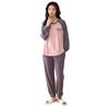 Novidade Outono e Inverno Pijama de Veludo Alemão com Mangas Longas para Mulheres, Pode Ser Usado Fora de Casa para se Aquecer em Casa, Roupa Casual para Casa, Conjunto Simples