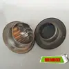 Venta al por mayor de fábrica Campana para pared exterior de acero inoxidable Ventilación exterior transpirable Campana engrosada a prueba de lluvia para paso de pared