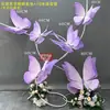 Primavera e Verão Borboleta Grande Tridimensional de Arte em Papel Flor de Arte em Papel Feita à Mão Cenário de Casamento Janela de Exibição Beleza Chen Atividade Fotografia Decoração