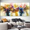 Pintura al Óleo Moderna Abstracta Multicolor de Nube de Venta Caliente Transfronteriza Pintura Colgante Arte Lienzo Mural Pintura Decorativa para Sala de Estar Núcleo